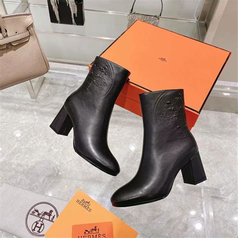 hermes kross boots in black|Hermes ankle boots.